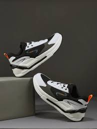 Campus Level Sneakers For Men in a black and white (BLK/WHT) colorway — photo 1
