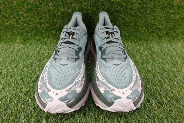 Hoka One One Stinson 7 Shoes Mens Size 12.5 Fern Cement Trail Running Sneakers — photo 3